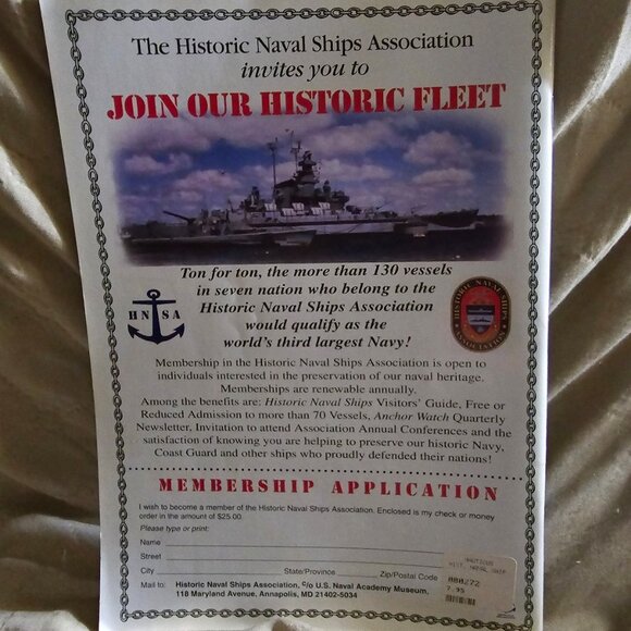 Historic Naval Ships Used Good Condition - Picture 3 of 3